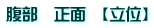 腹部　正面　【立位】