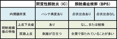 (図1)IC/BPS 表